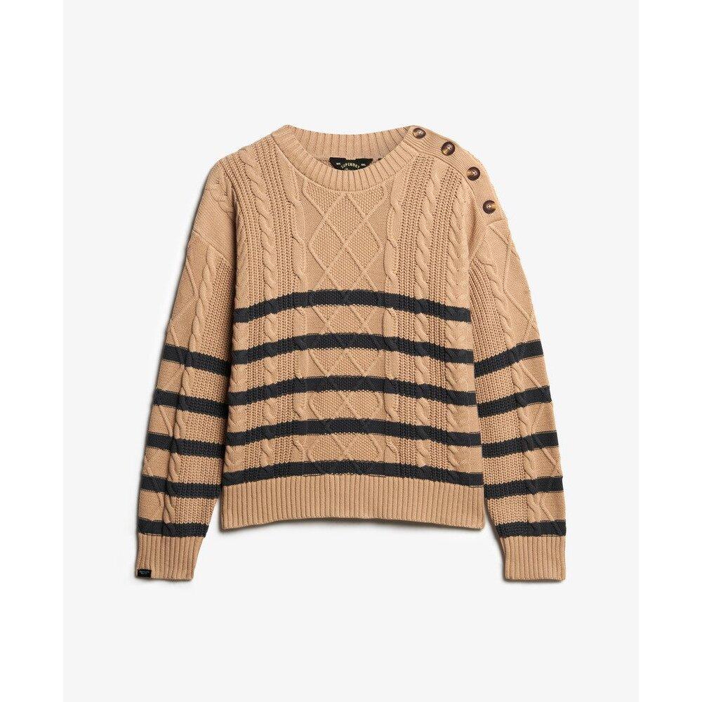 5063068844394 - Gedrehtes Pullover mit Rundhalsausschnitt für Damen Superdry