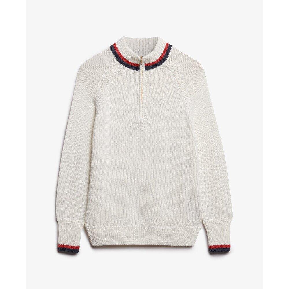 5063068699031 - Damen Sweatshirt mit Reißverschluss und Paspel Superdry