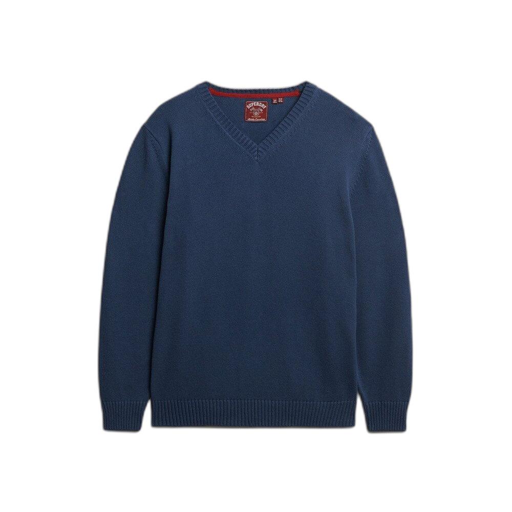 5063068875275 - Oversized Pulli mit V-Ausschnitt für Damen Superdry