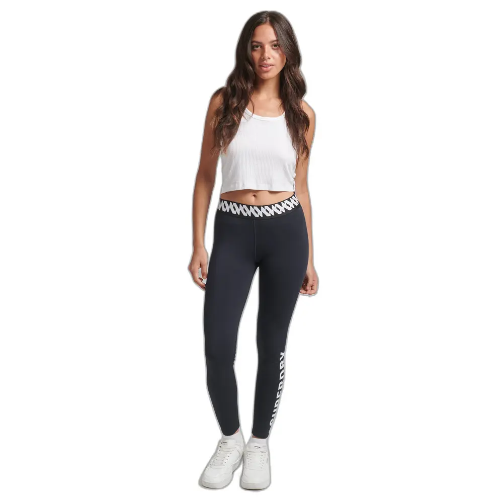 Leggings Taille Haute Damen Superdry Core