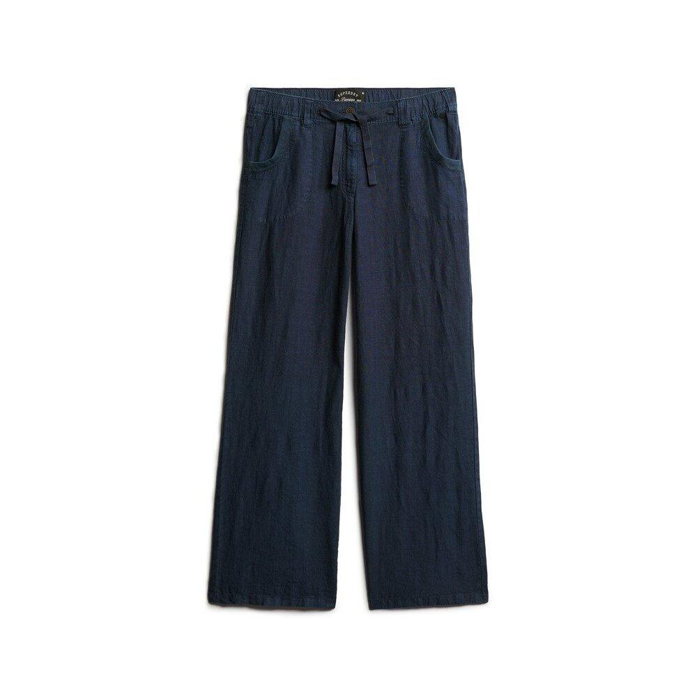 5063068039011 - Hosen mit niedriger Taille aus Leinen für Frauen Superdry