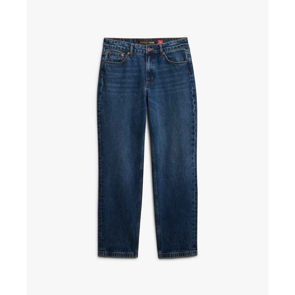5063068421601 - Hochtaillierte straight fit Jeans für Damen Superdry