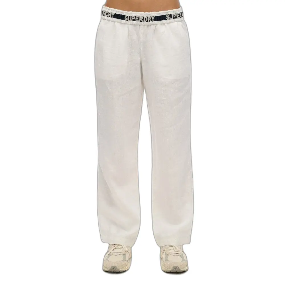 5063068557546 - Leinen Damenhose mit Kordelzug Superdry