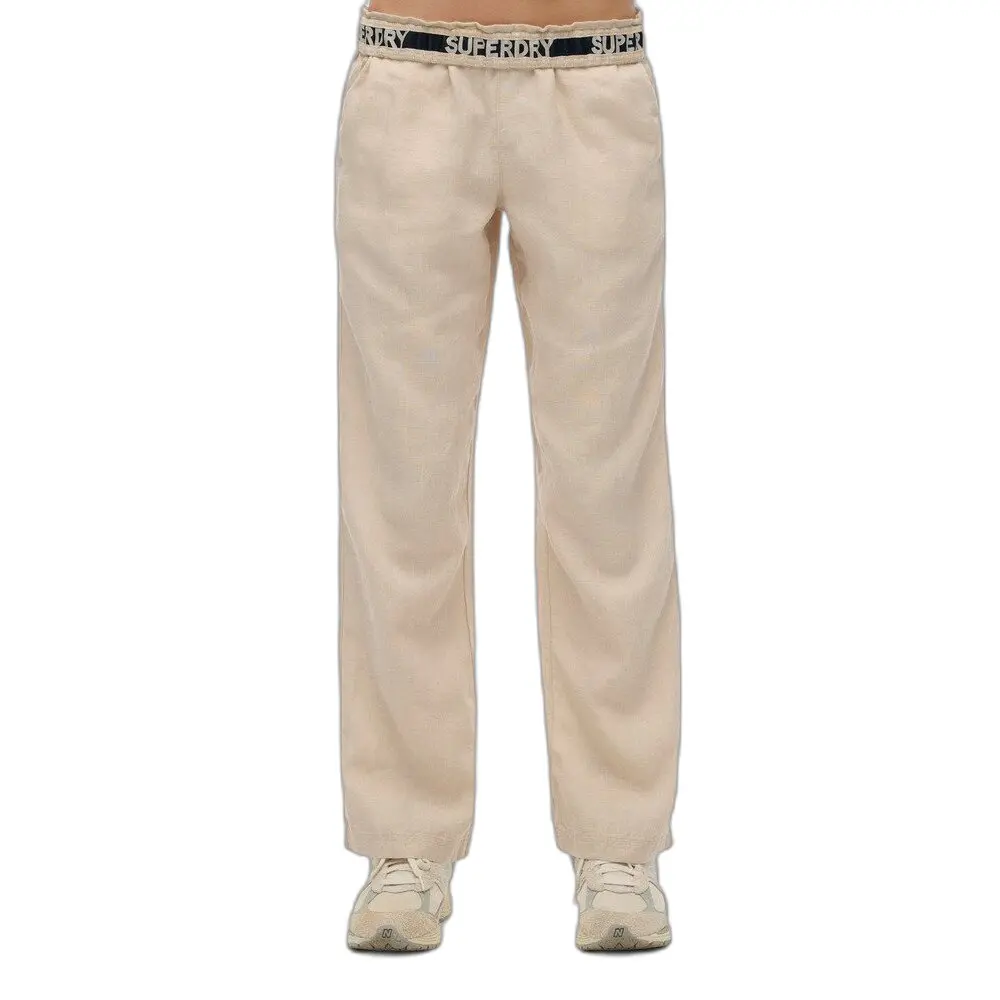 5063068557638 - Leinen Damenhose mit Kordelzug Superdry