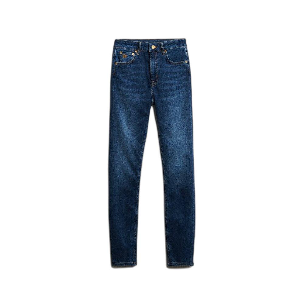 5063068853082 - Hochgeschnittene Skinny-Jeans für Frauen Superdry