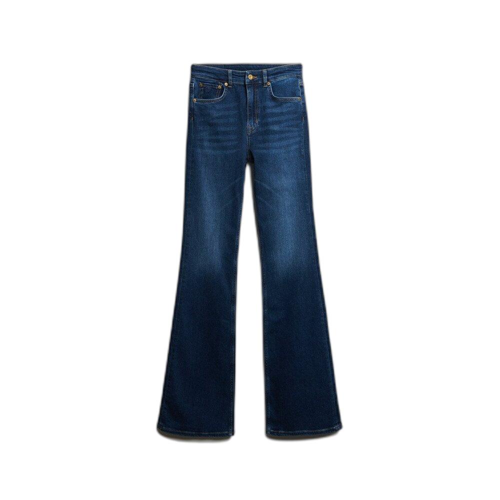 5063068858094 - Hoch geschnittene Bootcut-Jeans für Frauen Superdry