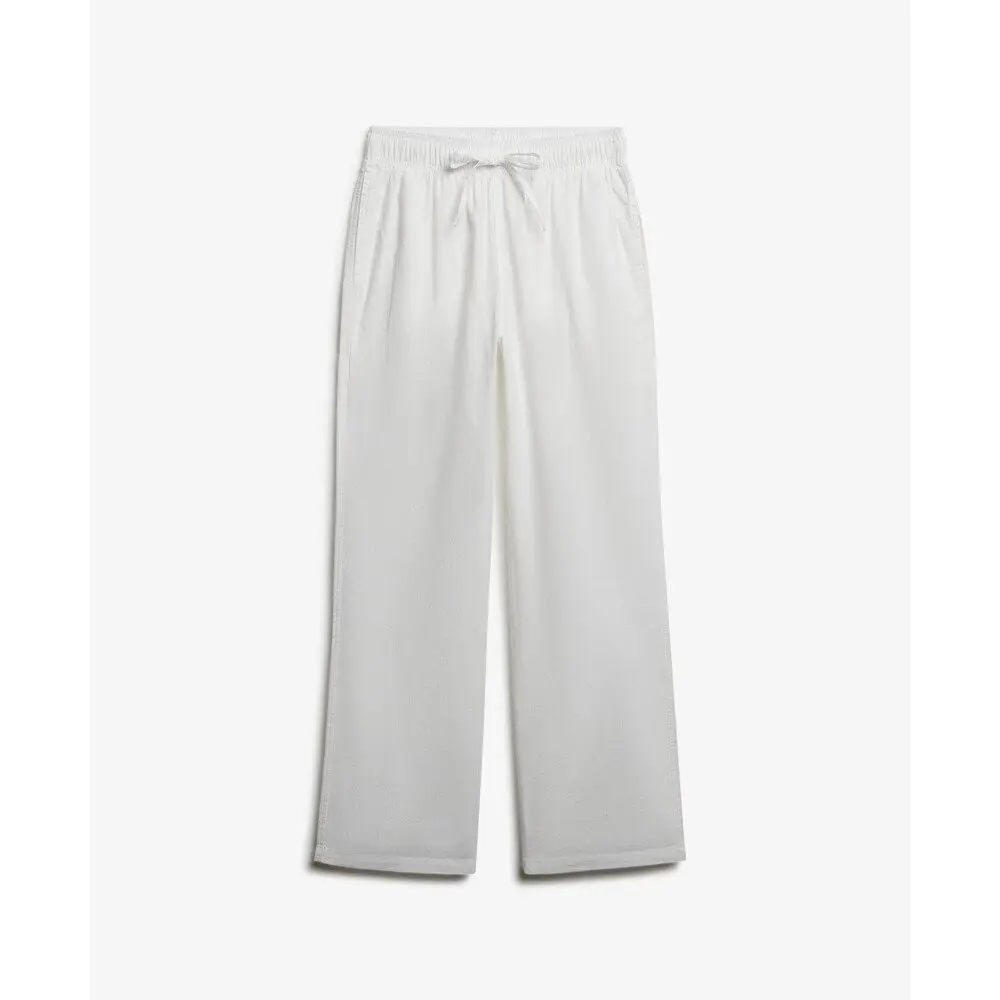 Women's elastic linen trousers Superdry