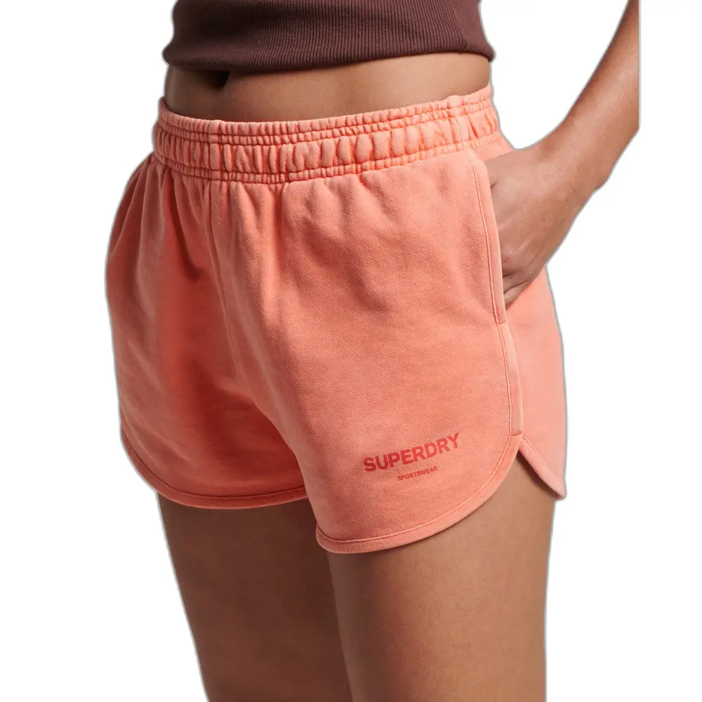 5059726565107 - Damen Core Sport Sweatshorts Koralle - Größe 42