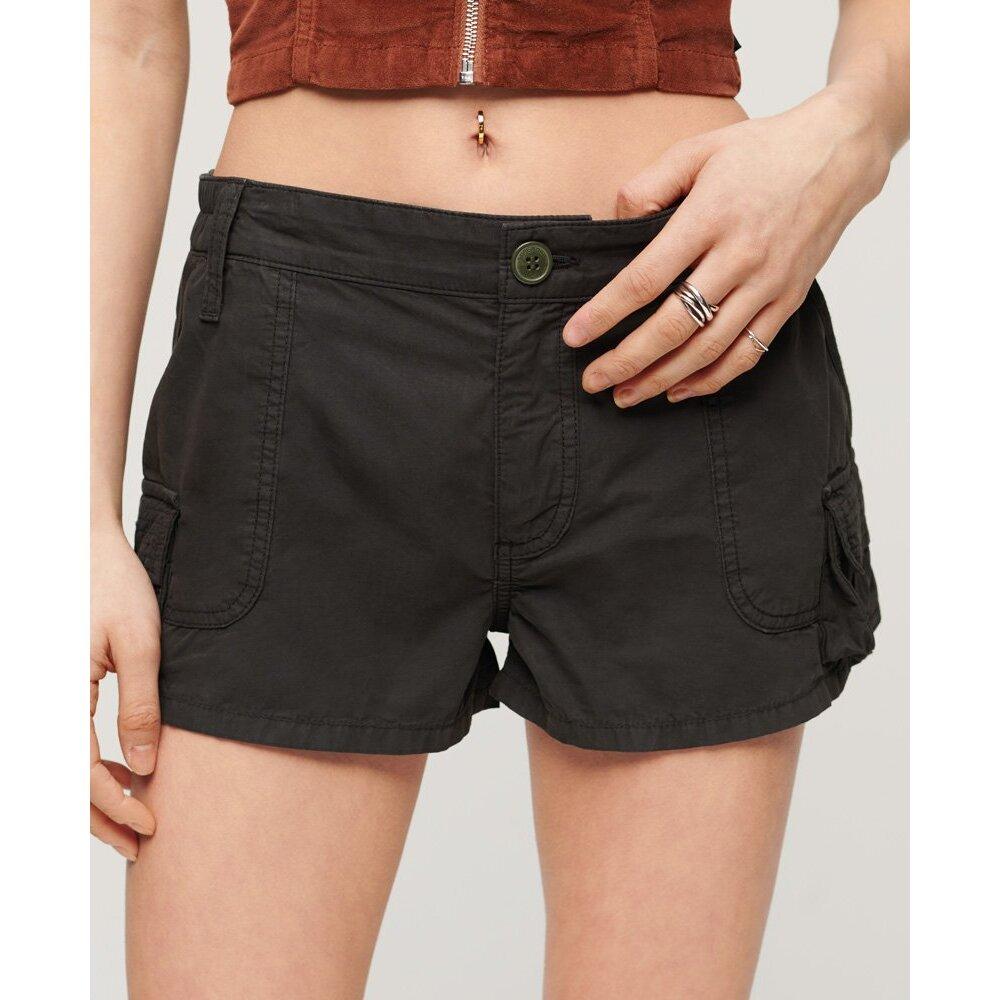 5059726935993 - Damen Utility Cargoshorts Dunkelgrau - Größe 42