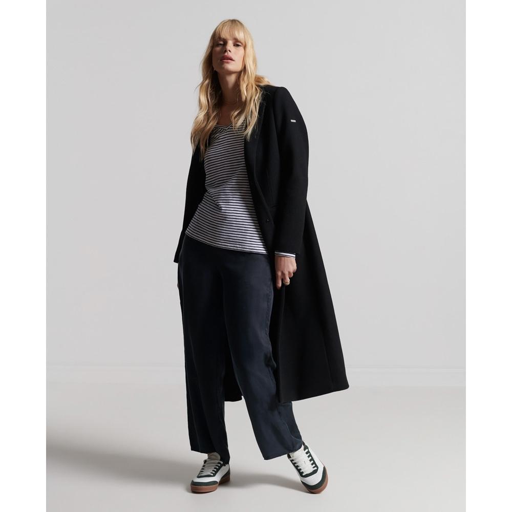 5057847357595 - Womens Cupro-Hosen Marineblau - Größe 38