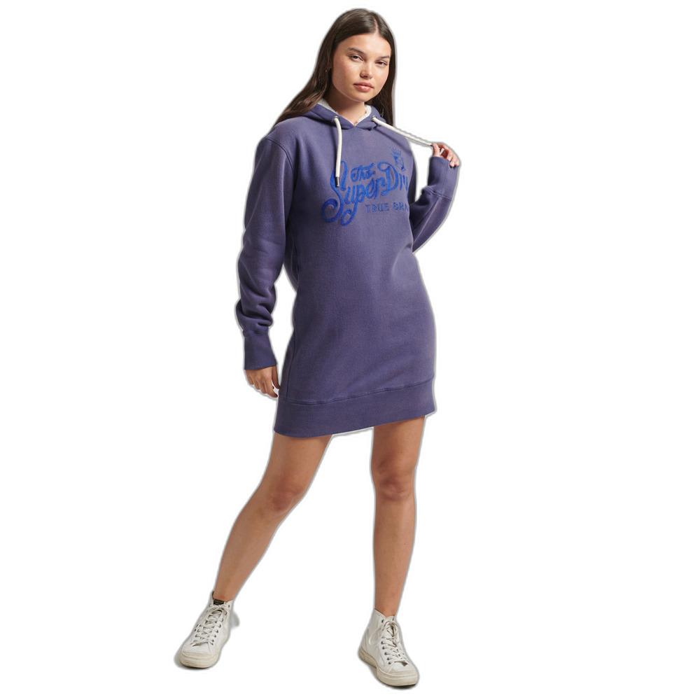 5059726103590 - Womens „Pride in Craft-Kapuzenkleid Dunkelblau - Größe 36