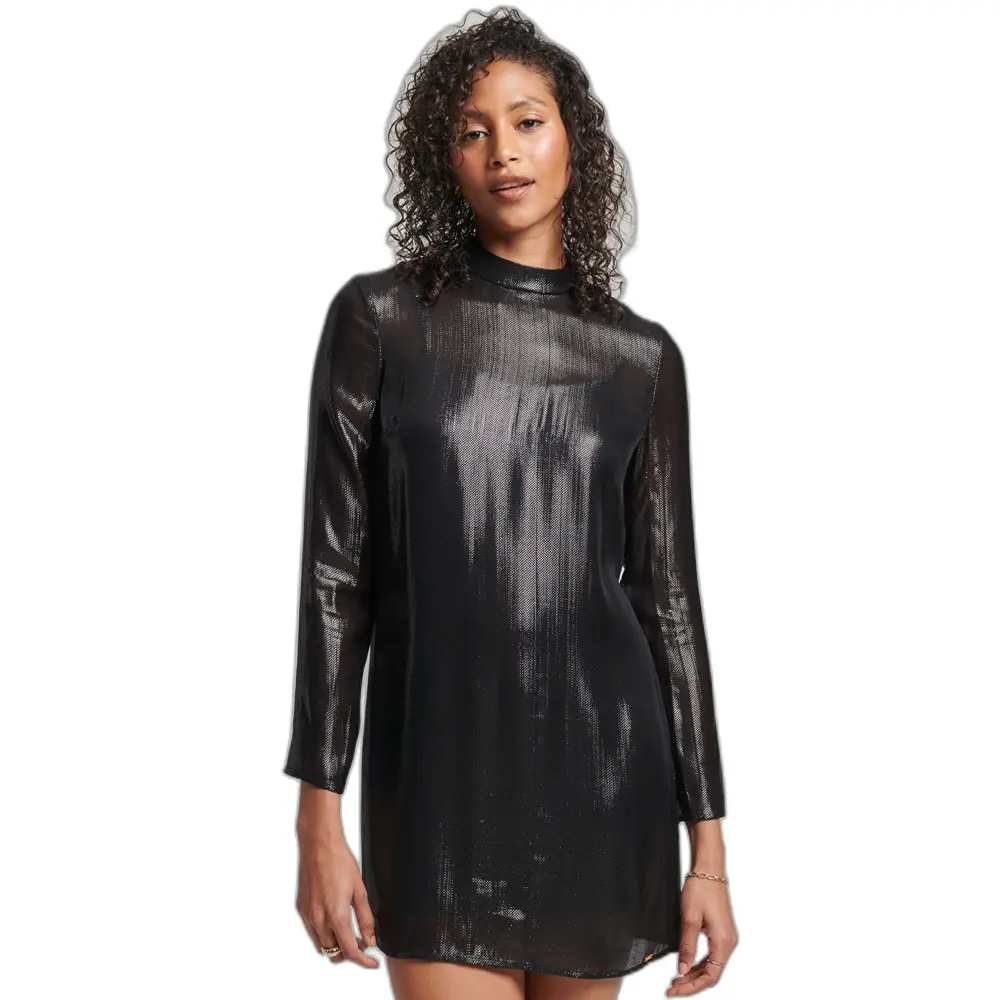 5059726070694 - Damen Studios Sparkle Kleid Schwarz - Größe 36