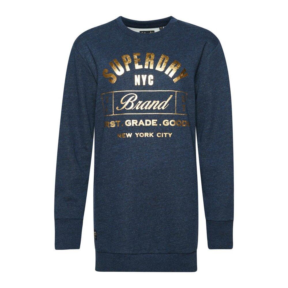 5059726922672 - Sweatshirtkleid aus Jersey mit Metallic-Logo Damen Luxe