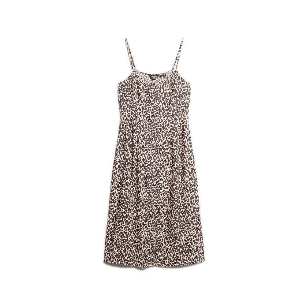 5063068264499 - Druckierte knielange weibliche Knopfkleid Superdry