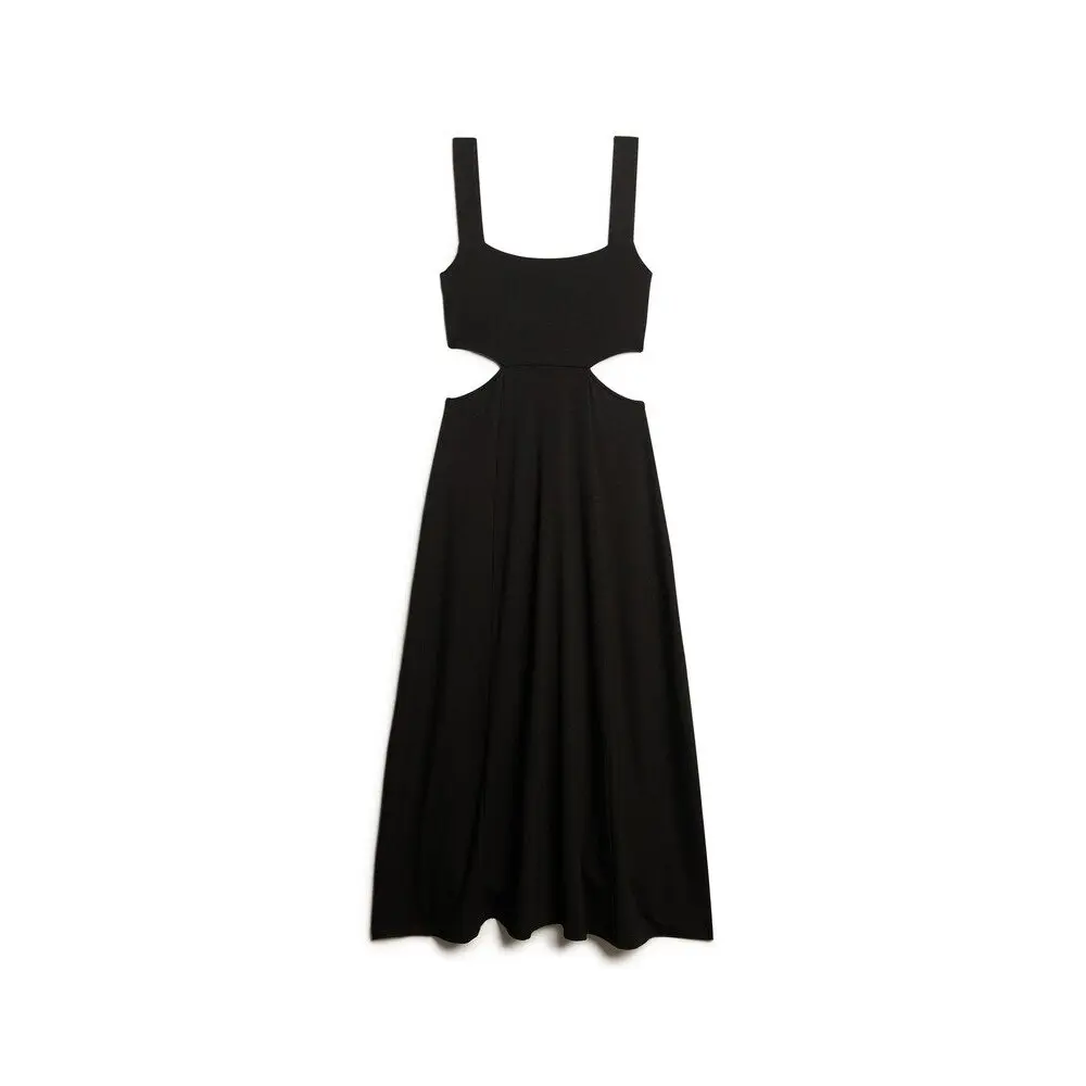 5063068133207 - Damen Jersey Midikleid mit Lochmuster Superdry