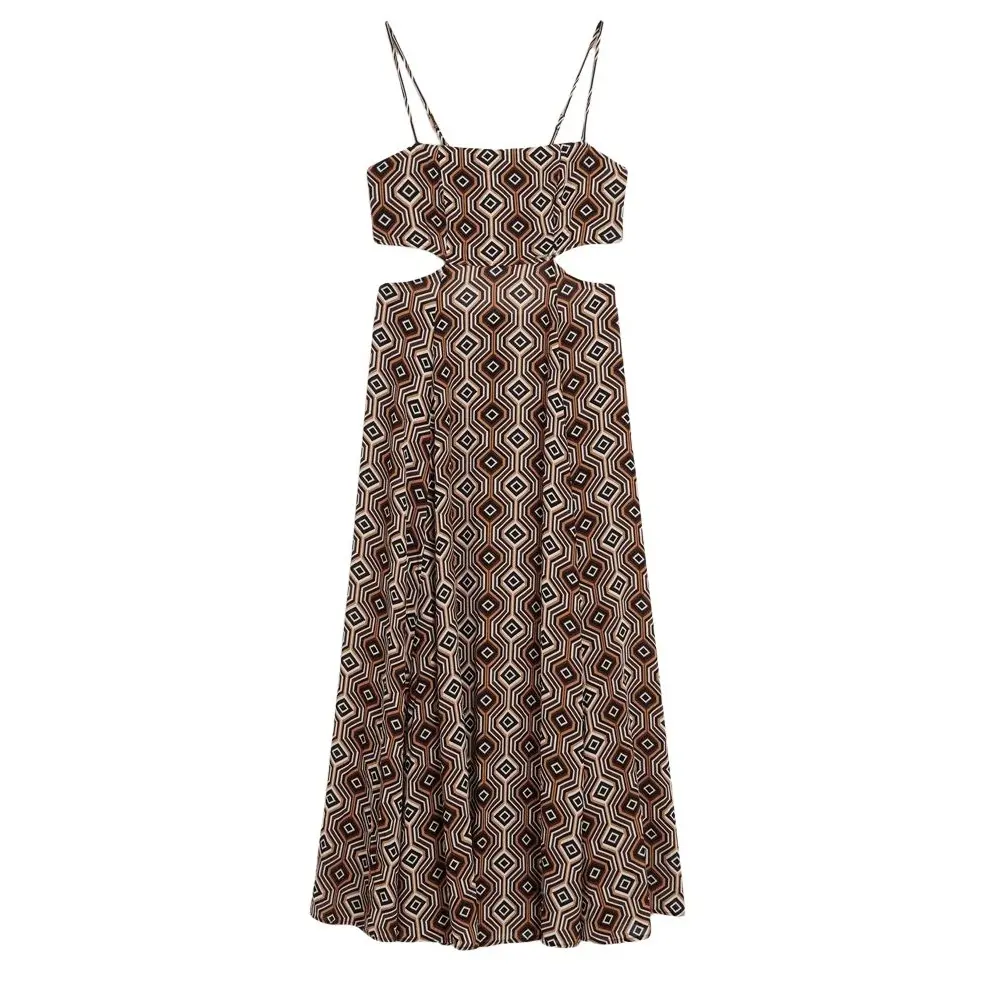 5063068135300 - Langes Kleid mit durchbrochenem Rücken Damen Superdry