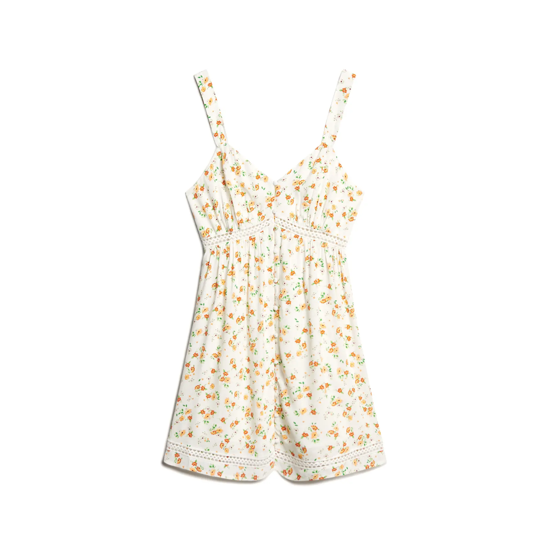 5063068135645 - Camisole-Kleid mit V-Ausschnitt Damen Superdry