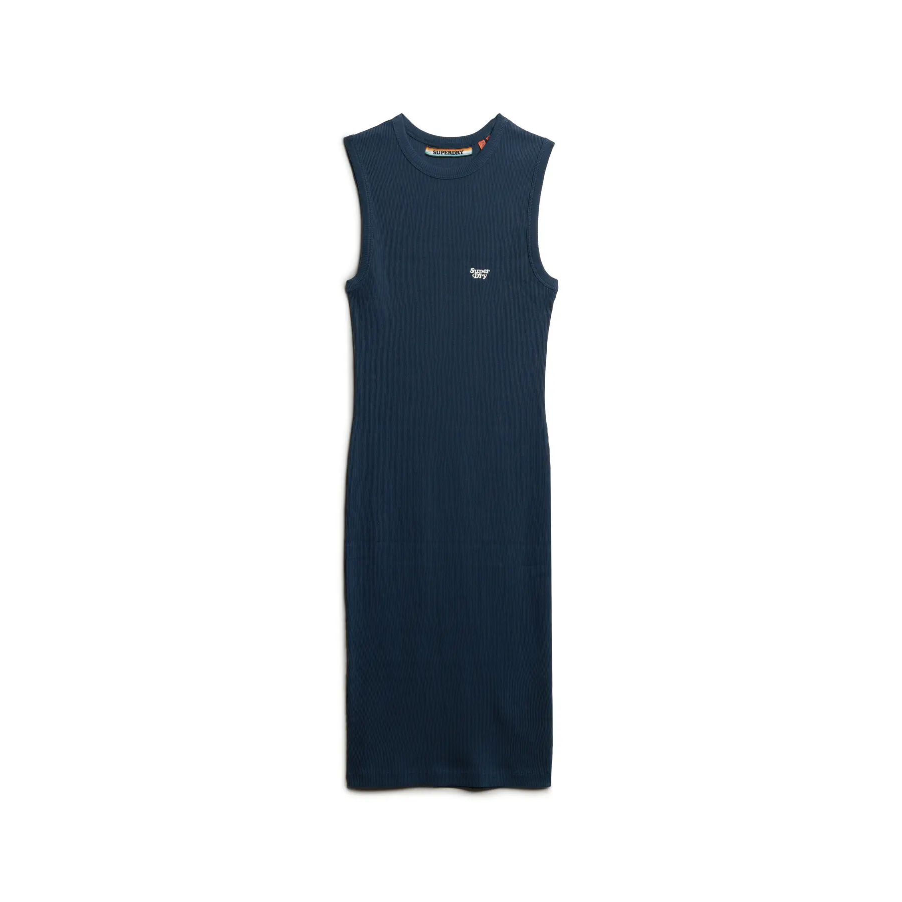 5063068136161 - Eng anliegendes halblanges geripptes Kleid Damen Superdry