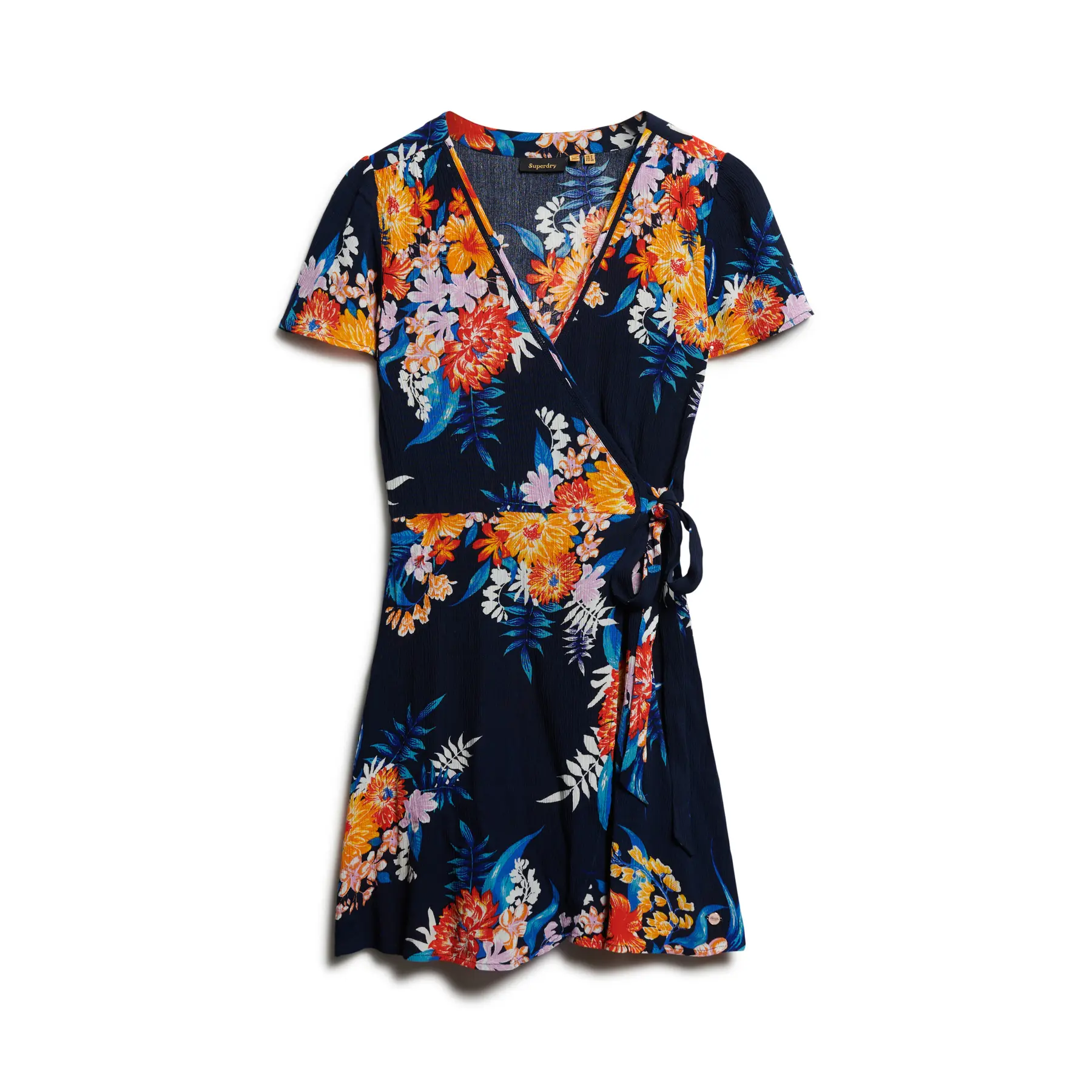 5063068138080 - Kurzes Wickelkleid Damen Superdry 5063068138080 - Kurzes Wickelkleid Damen Superdry