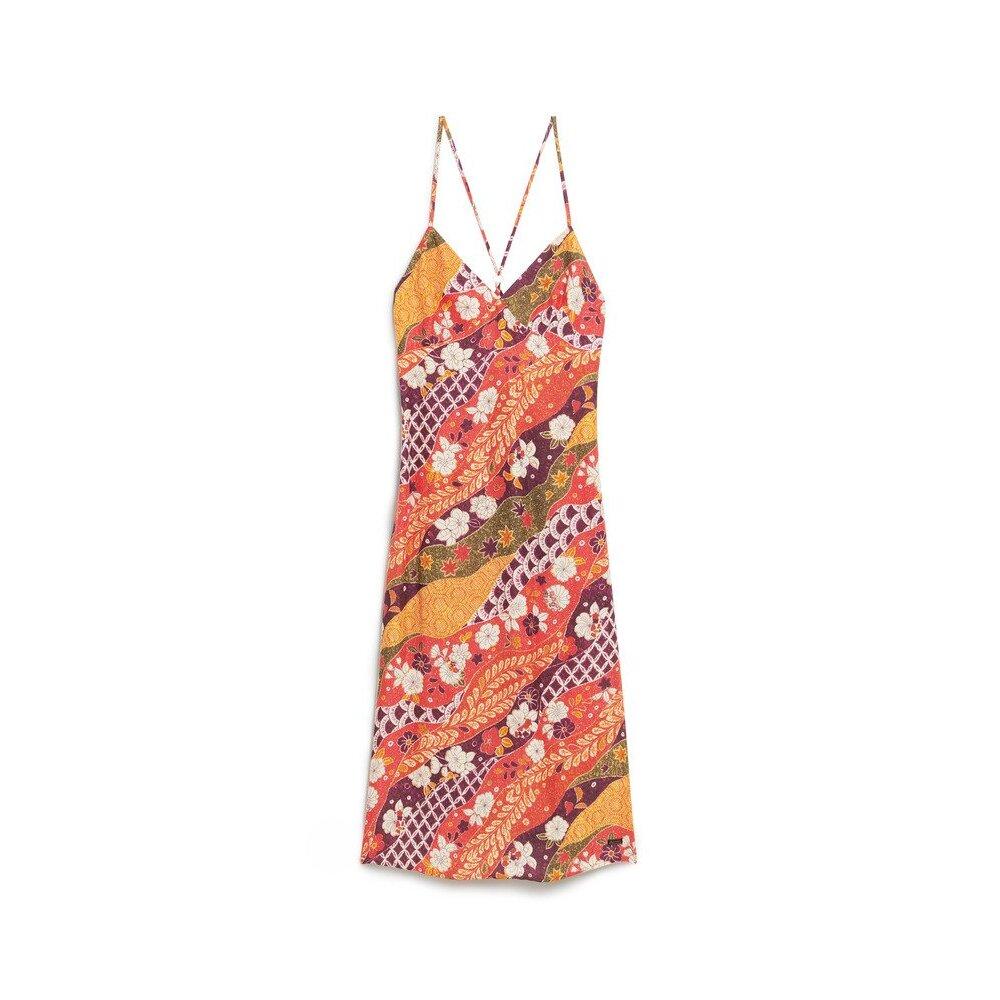 5063068140366 - Damen Midikleid mit Print zum Überziehen Superdry