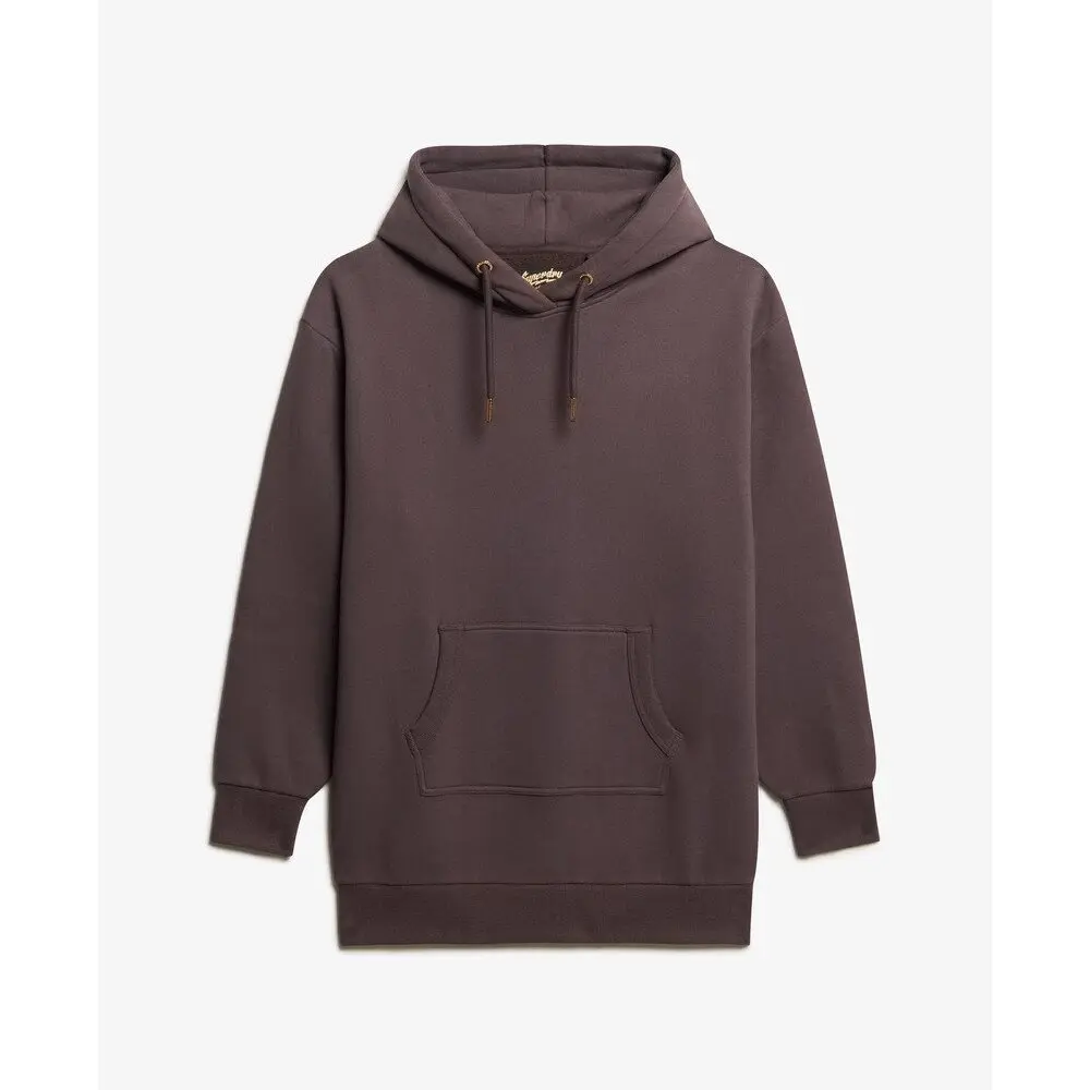 5063068459970 - Kapuzensweatkleid mit Strass-Tattoo-Effekt für Frauen Superdry