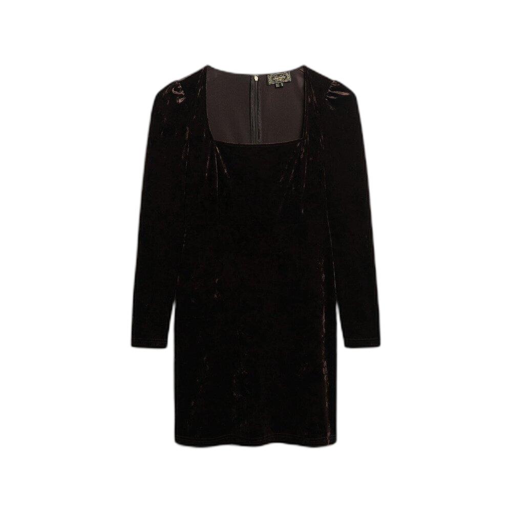5063068864149 - Kurzes Kleid aus Samt mit quadratischem Ausschnitt für Damen Superdry