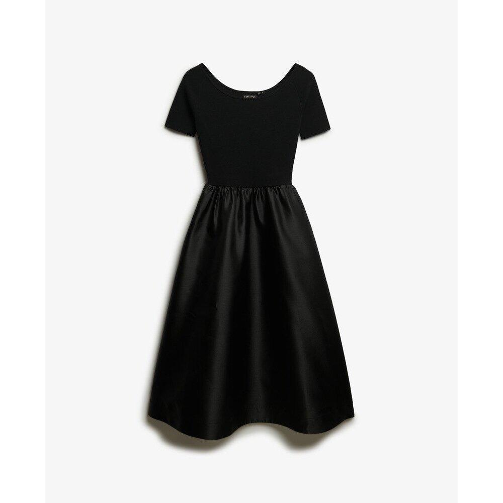 5063068984151 - Midikleid aus gewebtem Material für Frauen Superdry