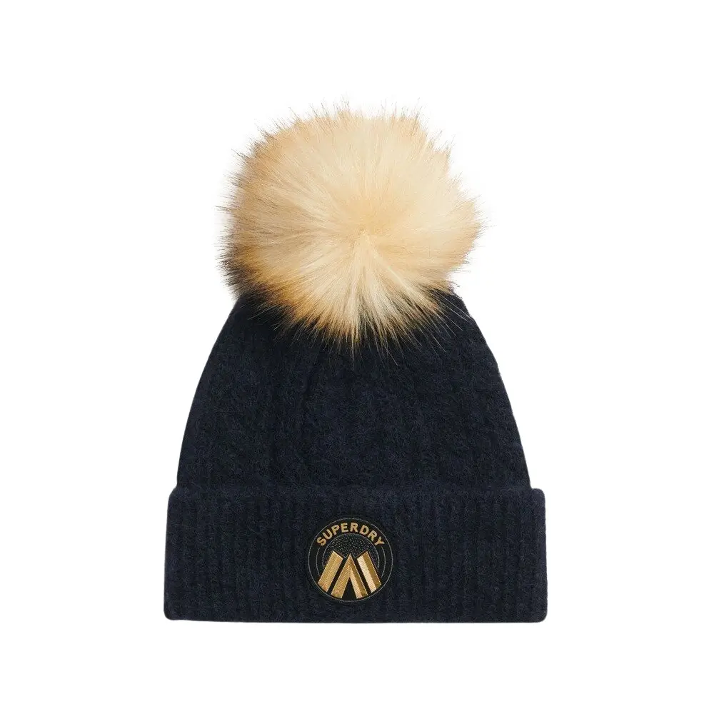 5063068397449 - Damen Zopfmuster Strickmütze Luxe