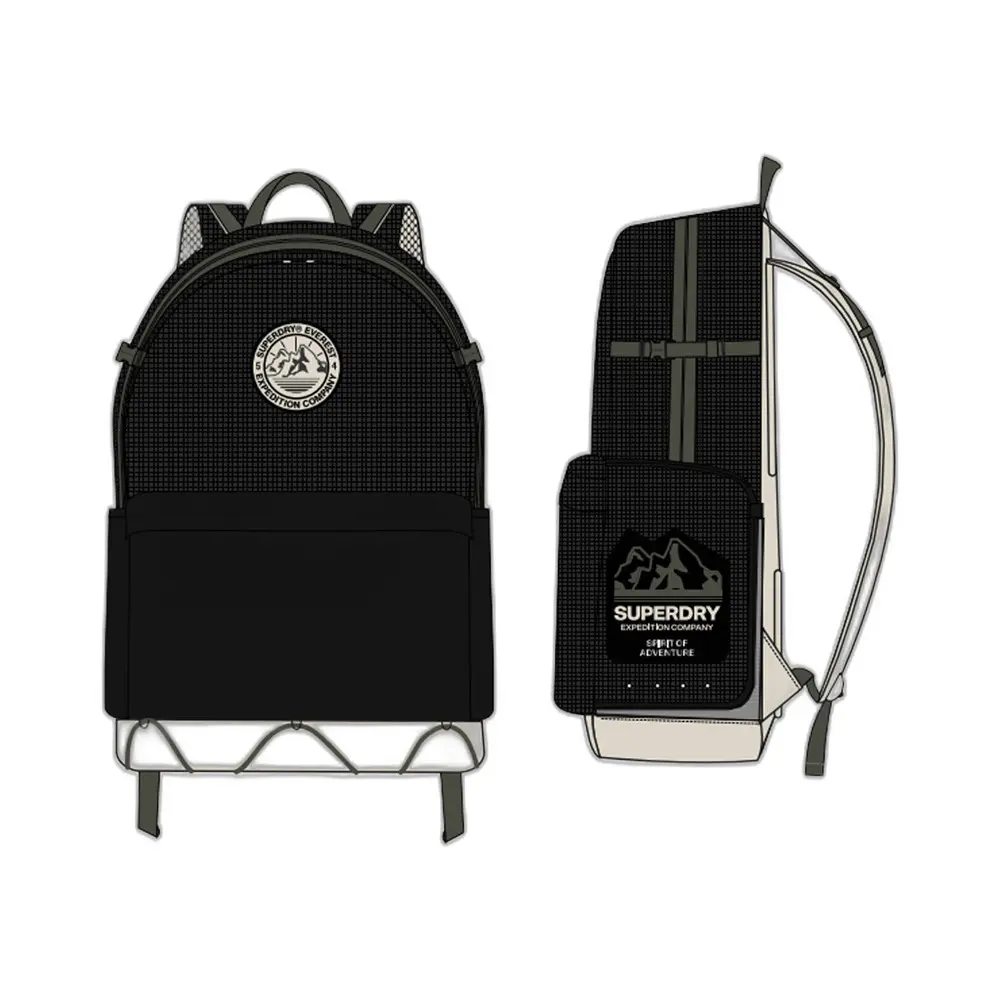 5059726865726 - Damen Everest Outdoor Montana Rucksack Schwarz - Größe Einheitsgröße