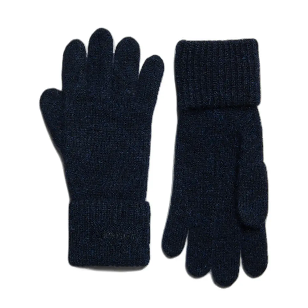 5059726072728 - Womens Gerippte Essential Handschuhe Dunkelblau - Größe 1Größe