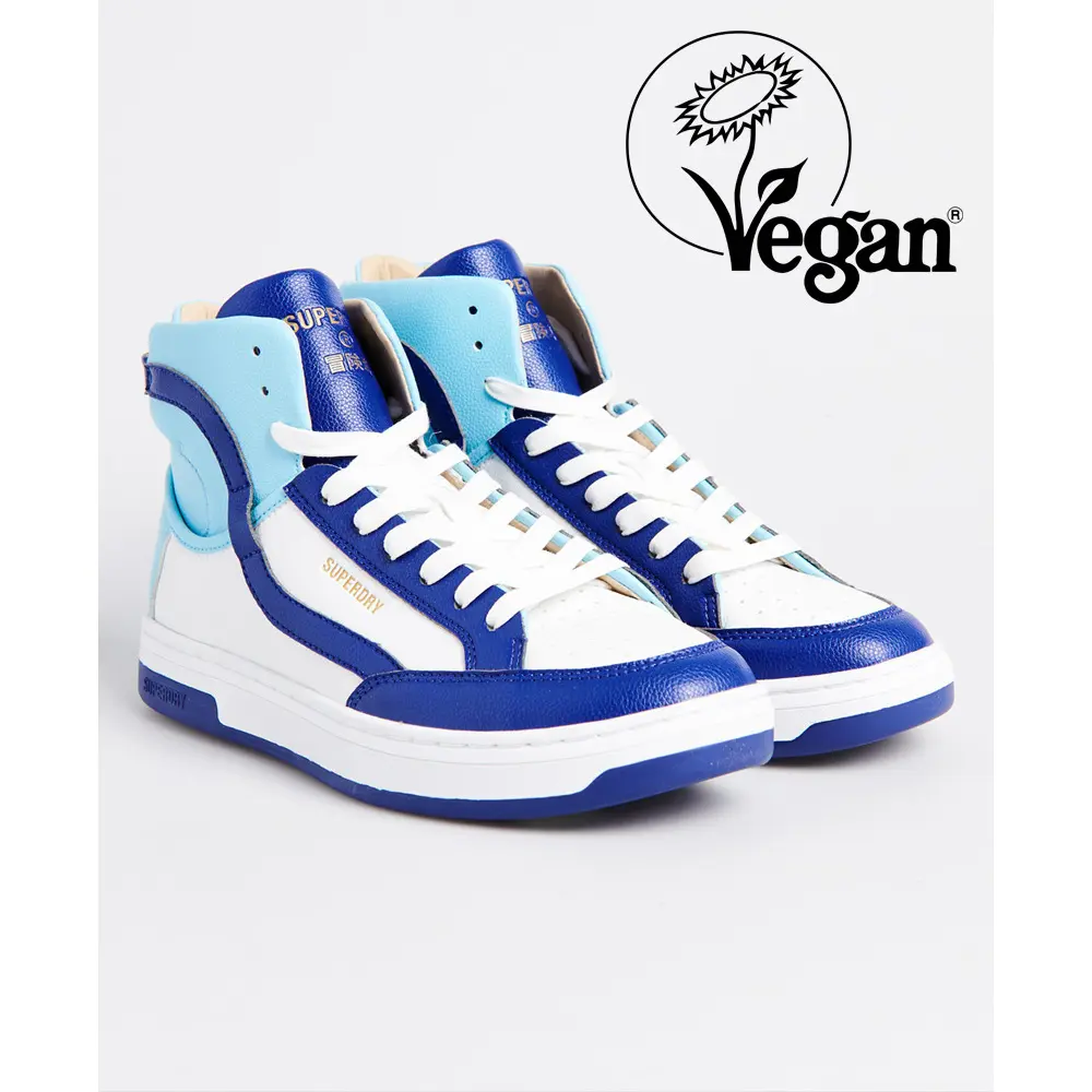 5059046895137 - Womens Vegan Basket Lux Sneaker Dunkelblau - Größe 38