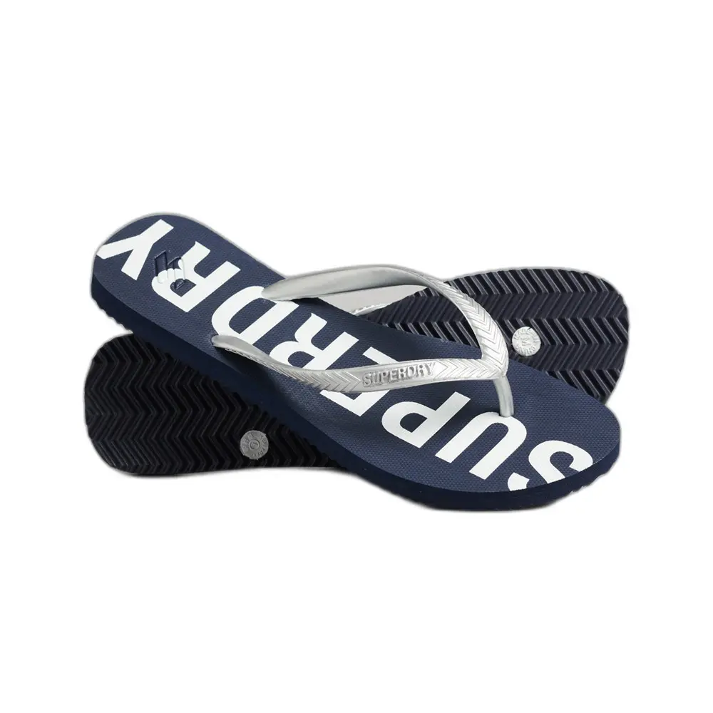 5057847703415 - Womens Code Essential Flip-Flops Marineblau - Größe M
