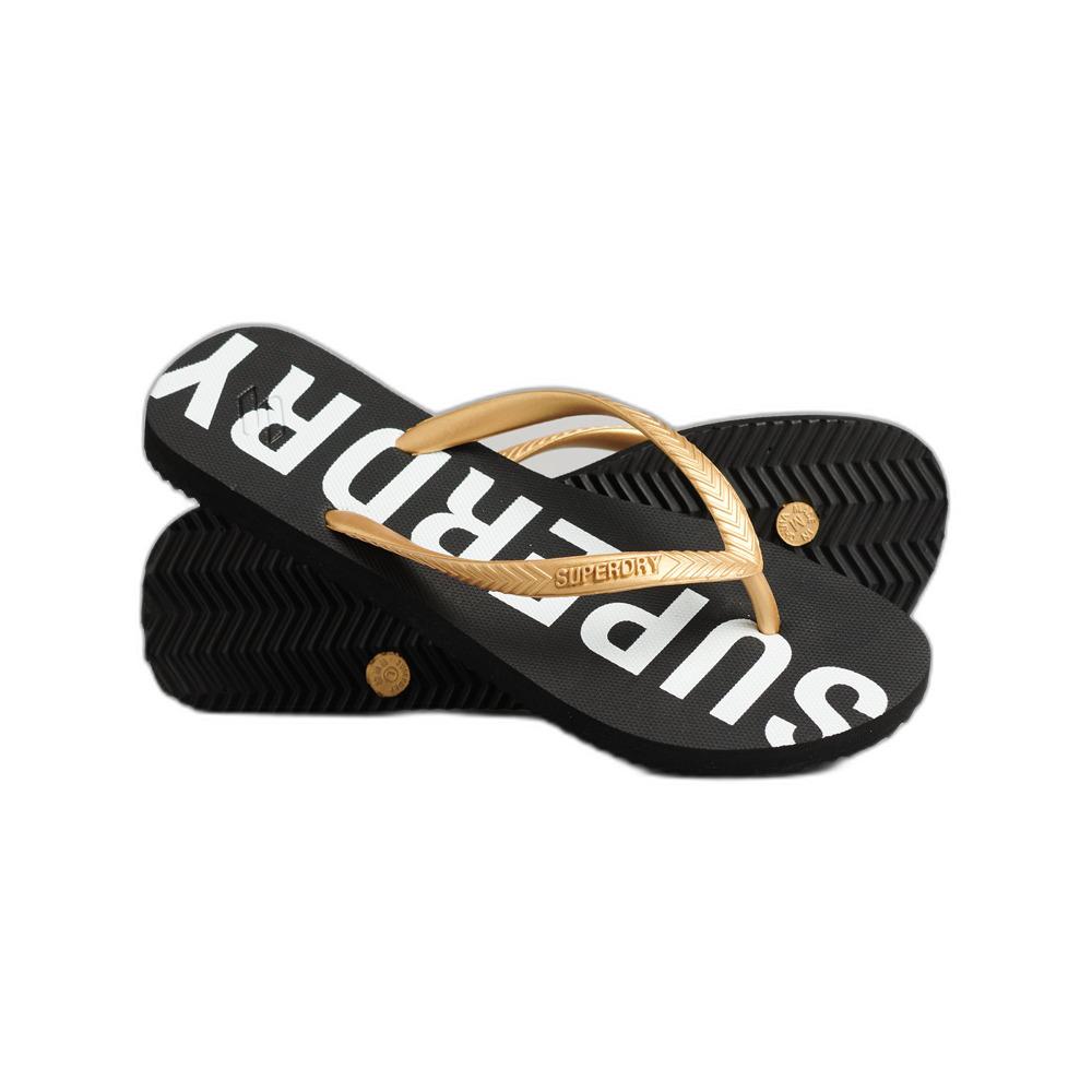 5057847703484 - Womens Code Essential Flip-Flops Schwarz - Größe L