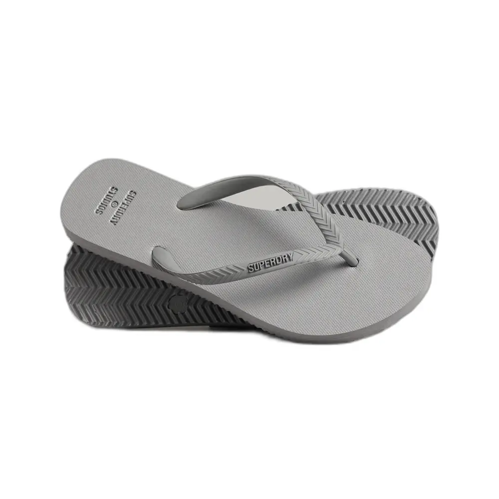 5057847704382 - Womens Studios Classic Flip-Flops Grau - Größe L