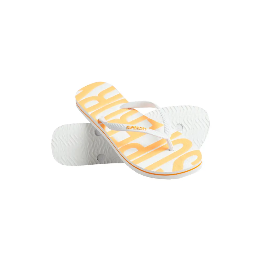 5059726540647 - Damen Vegane Vintage Flip-Flops Weiß - Größe M