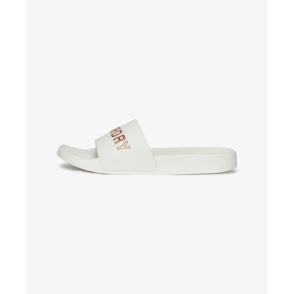 5063068149758 - Vegan-Mädchen-Pool-Sandalen mit Logo Superdry