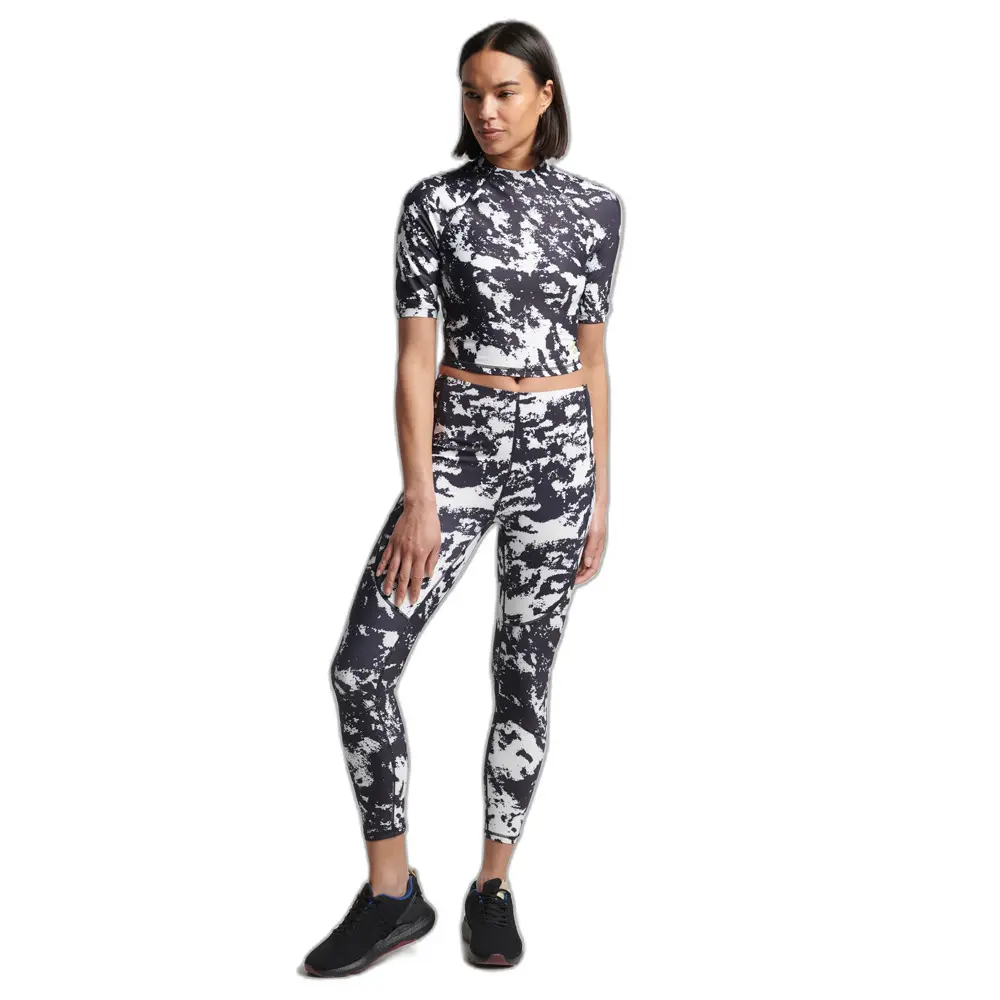 5057847539311 - Womens Sport Run 7 8 Tight Leggings Schwarz - Größe 36