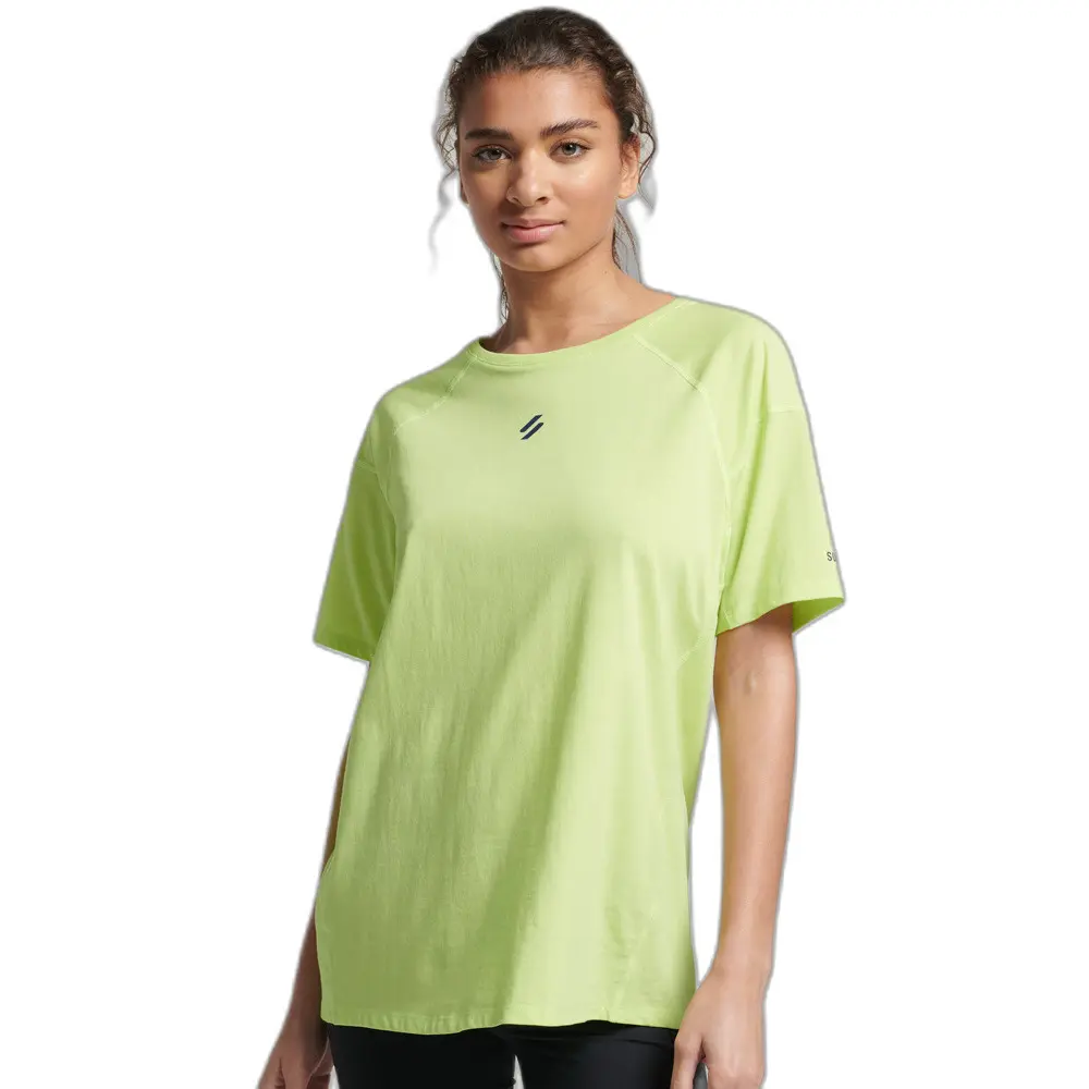 5057847545794 - Damen Sport Kurzärmliges Run T-Shirt Gelb - Größe 42
