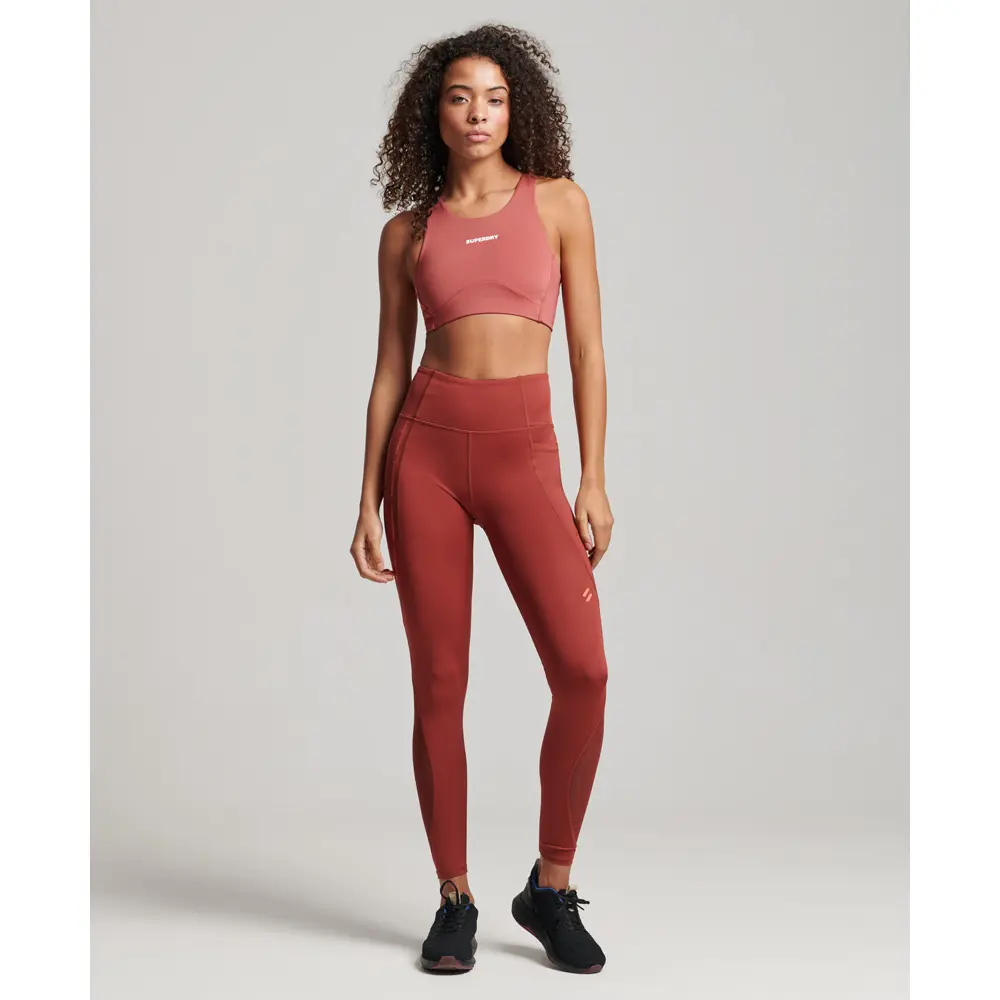 Legging eng anliegend lang Mesh Frau Superdry Active