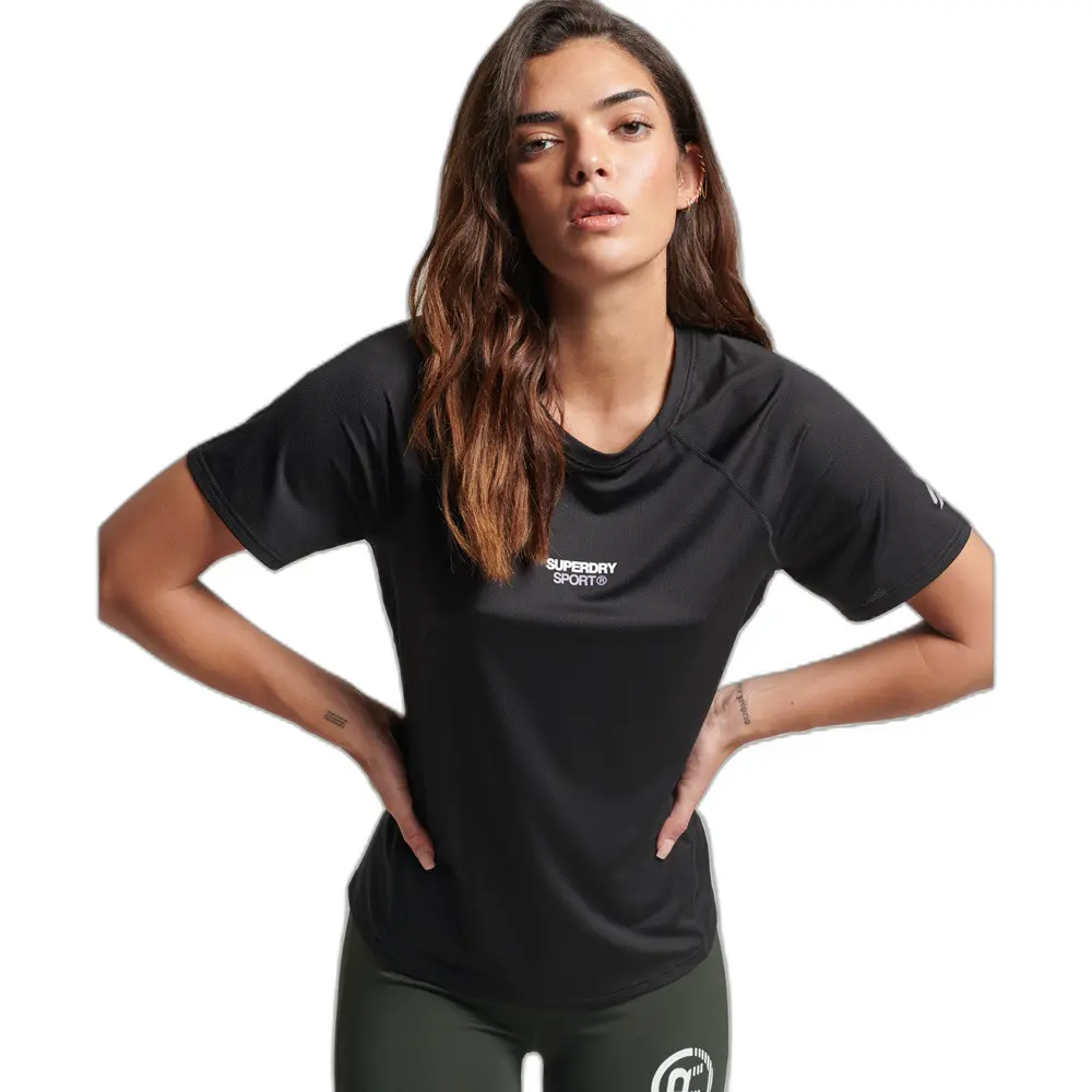 5059726352738 - Damen Sport Core Active T-Shirt Schwarz - Größe 38