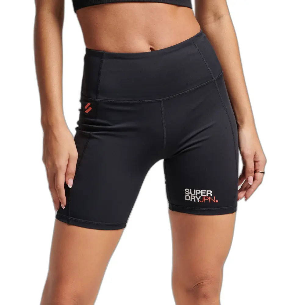 5059726659134 - Damen Sport Enge Core Shorts in Einer Länge von 15 cm Schwarz - Größe 36