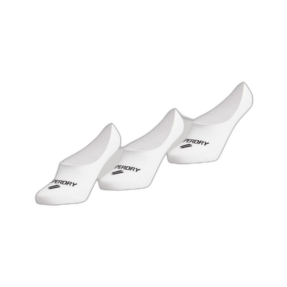 5057847544483 - Womens Sport Coolmax® No Show Socken Weiß - Größe S M