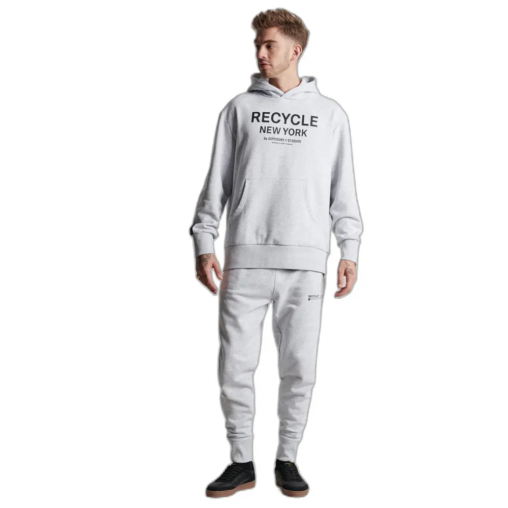 5057847812834 - Mens Recycled City Hoodie Hellgrau - Größe XS S