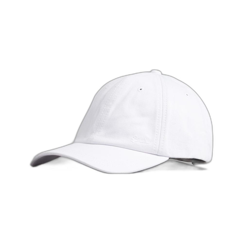 5057847747921 - Womens Vintage Kappe mit Stickerei Weiß - Größe 1Größe