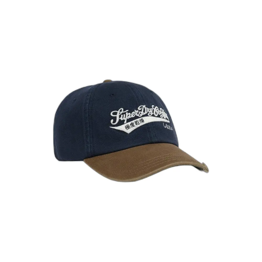 Superdry Women's Bleu Baseball Cap With Contrast Visor