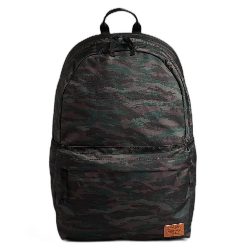 5057847748195 - Womens Montana Rucksack mit Vintage-Print Schwarz - Größe 1Größe