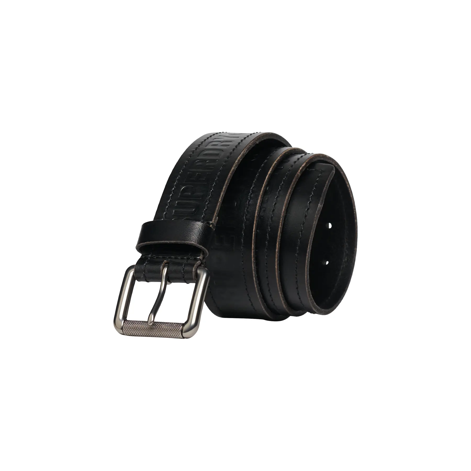 5059726428433 - Herren Vintage Gürtel mit Logo Schwarz - Größe S