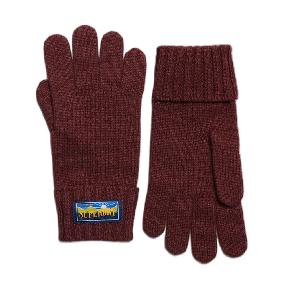 5059726074043 - Womens Radar-Handschuhe aus Wollmischgewebe Lila - Größe M L
