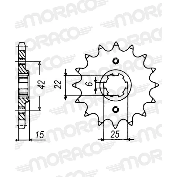 Motorradkettenrad Supersprox PSB 50-35025-16 # JTF292.16