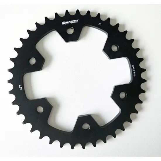 Aluminium Motorradkrone Supersprox 525 RAL-497:38